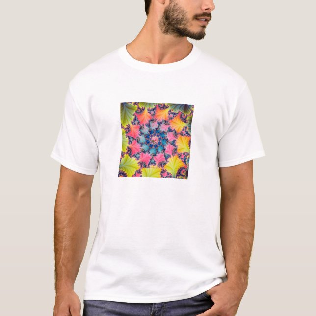 Fraktal-Fantasie T-Shirt (Vorderseite)