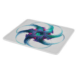 Fraktal Fantasy Wirbel Cutting Board Schneidebrett
