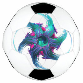 Fraktal Fantasy Wirbel Fußball Ball