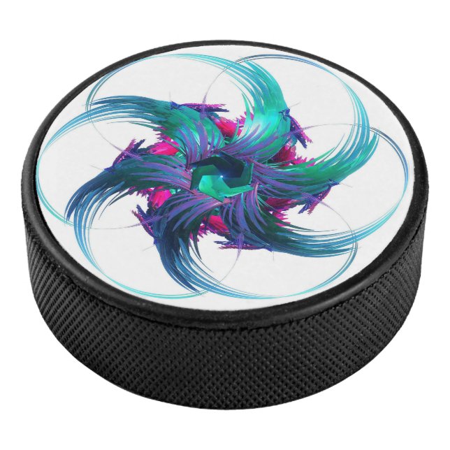 Fraktal Fantasy Wirbel Hockey Puck (3/4)