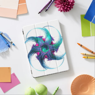 Fraktal Fantasy Wirbel iPad Smart Cover