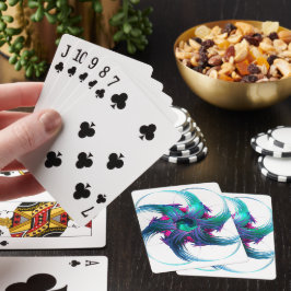 Fraktal Fantasy Wirbel Karten spielen Spielkarten