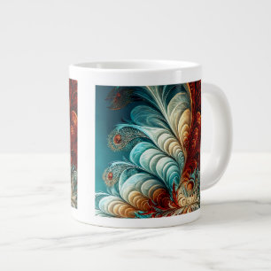 Fraktal Feathers Jumbo Tasse