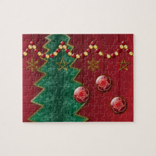 Fraktal Feier Weihnachtspuzzle Puzzle