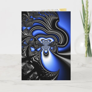 Fraktal-Feiertag Feiertagskarte