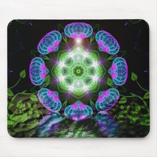 Fraktal Ferris Wheel Mousepad (Vorne)