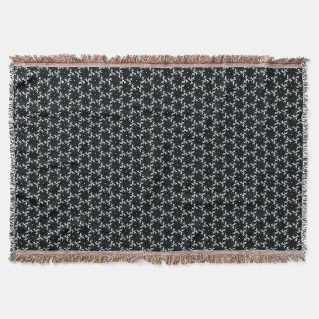 Fraktal Finesse Throw Blanket Decke (Vorderseite)