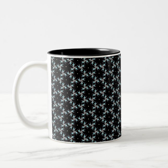 Fraktal Finesse Zweifarbige Tasse (Links)
