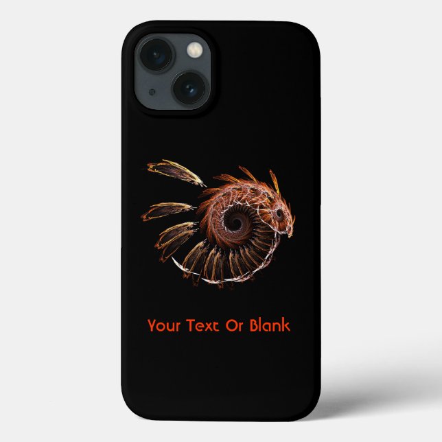 Fraktal Firebird Case-Mate iPhone Hülle (Rückseite)