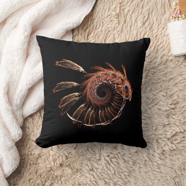 Fraktal Firebird Kissen (Decke)