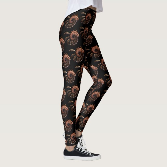 Fraktal Firebird Leggings (Rechts)