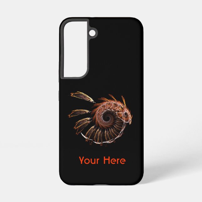 Fraktal Firebird Samsung Galaxy Hülle (Rückseite)