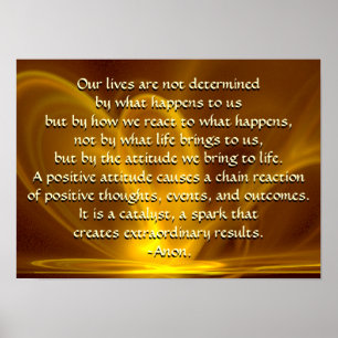 Fraktal Firefly mit Quotation Poster