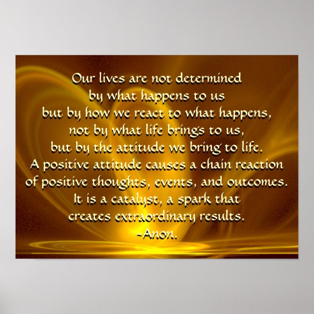 Fraktal Firefly mit Quotation Poster (Vorne)