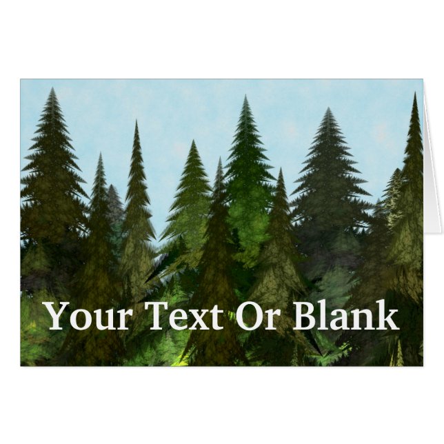 Fraktal Firs (Vorderseite (Horizontal))