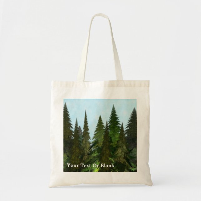 Fraktal Firs Tragetasche (Vorne)