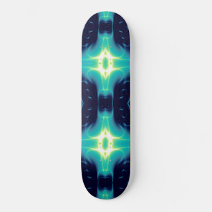 FRAKTAL FLAME, blau Skateboard