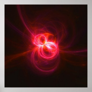 Fraktal Flame: Opal I Poster
