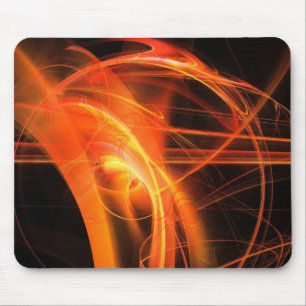 Fraktal Flamme Abstrakt 07 Mousepad