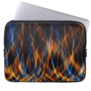 Fraktal Flammen Laptopschutzhülle
