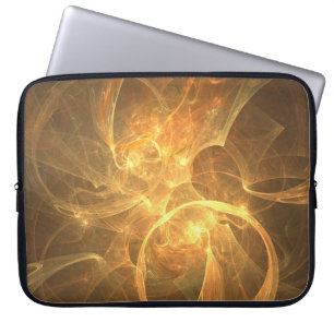 Fraktal Flammenraumenergie-Fantasie Laptopschutzhülle