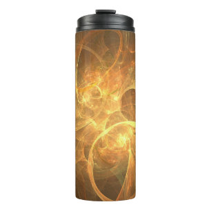 Fraktal Flammenraumenergie-Fantasie Thermosbecher