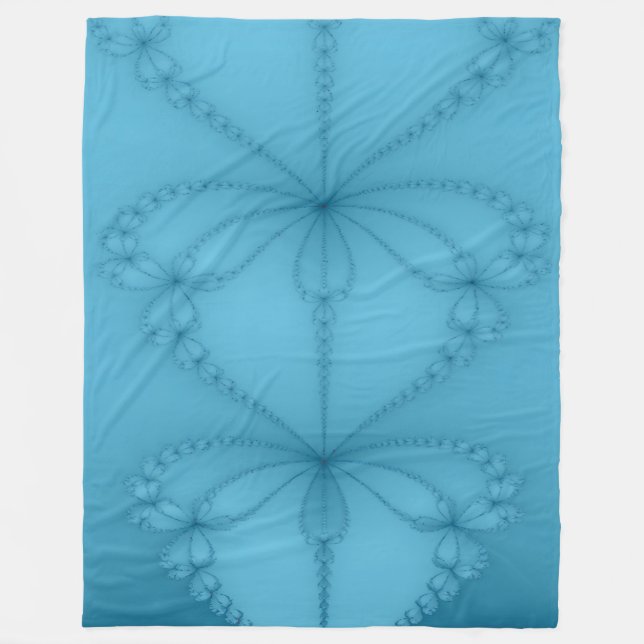 Fraktal Fleecedecke (Vorderseite)