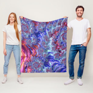 Fraktal Fleecedecke