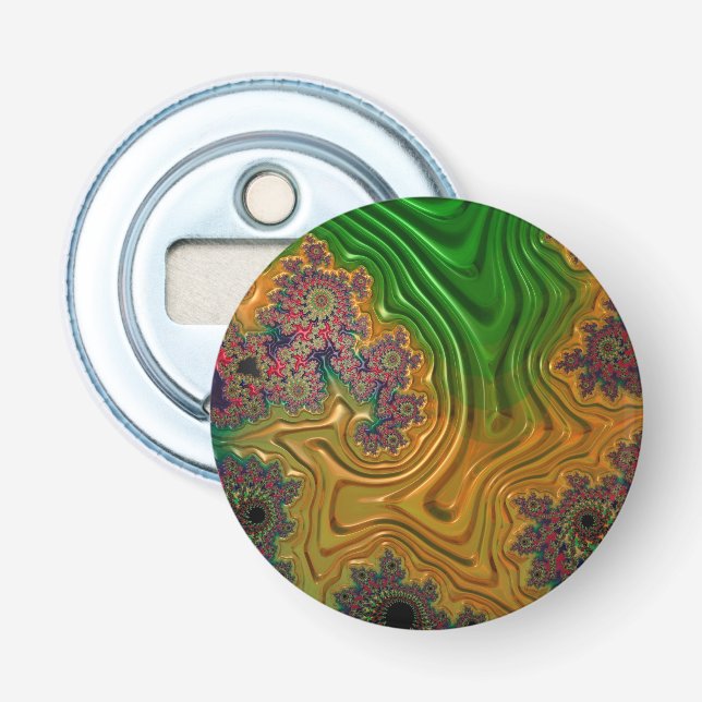 Fraktal Forest Bottle Opener Flaschenöffner (Vorderseite)