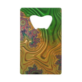 Fraktal Forest Bottle Opener Geldbeutel Flaschenöffner