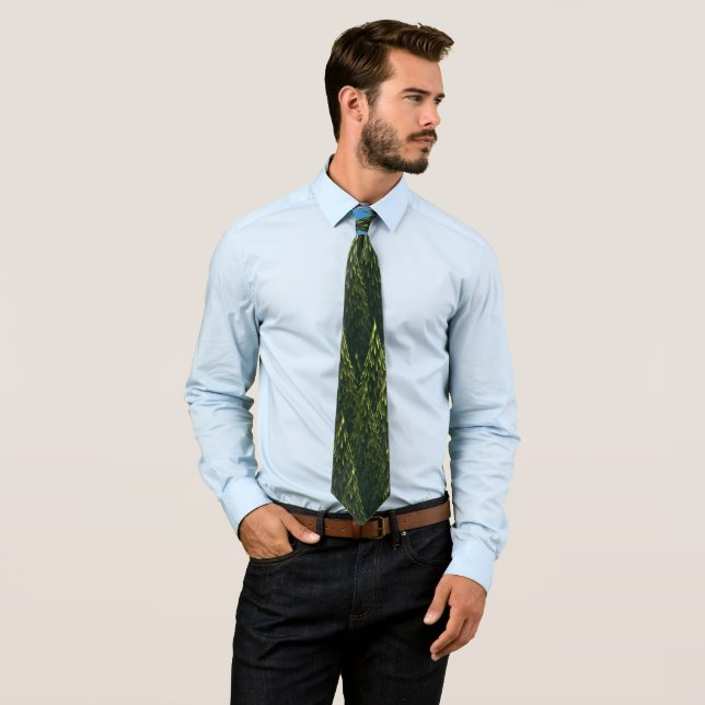 Fraktal Forest Neck Tie Krawatte (Beispiel)