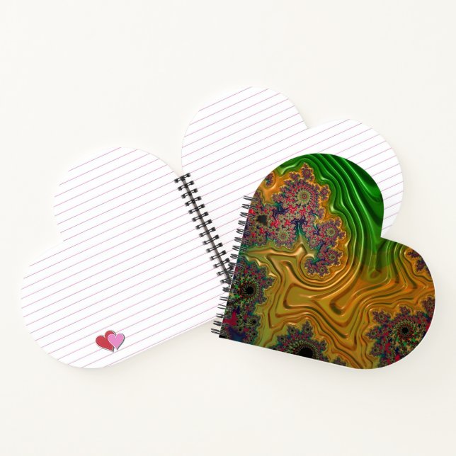 Fraktal Forest Notizbuch (Innenseite)