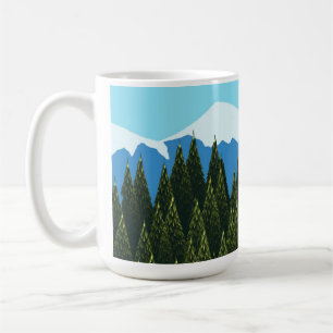 Fraktal Forest Tasse