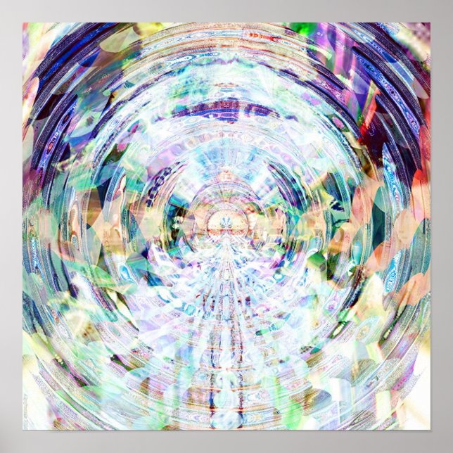 Fraktal Funnels 1,2a Poster (Vorne)