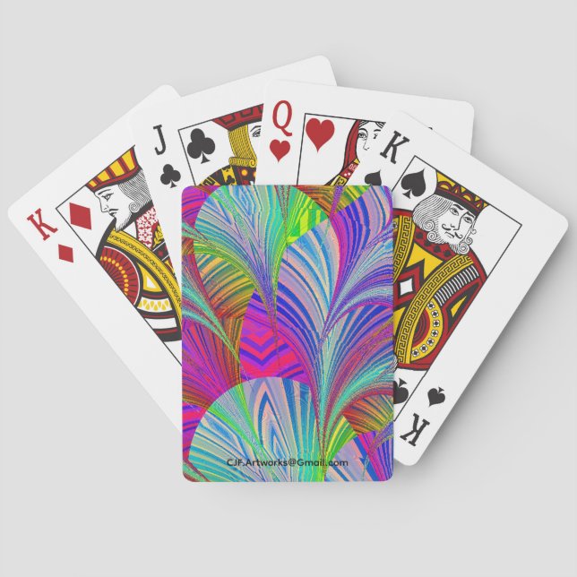 Fraktal Fusion Classic Spielkarten (Rückseite)