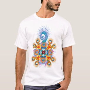 Fraktal Ganesh heller T - Shirt