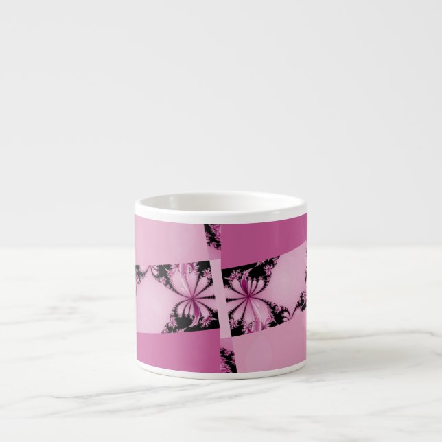 Fraktal Garden thulian Espressotasse (Vorderseite)