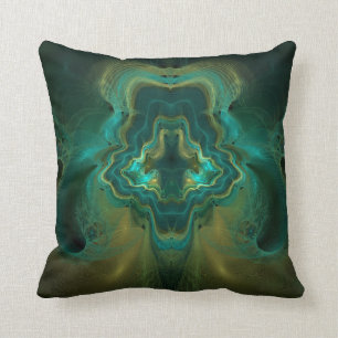 Fraktal Geode Kissen
