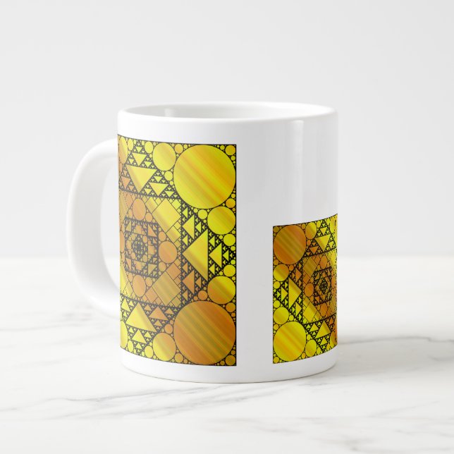 Fraktal Geometrie Spezielle Tasse (Vorderseite Links)