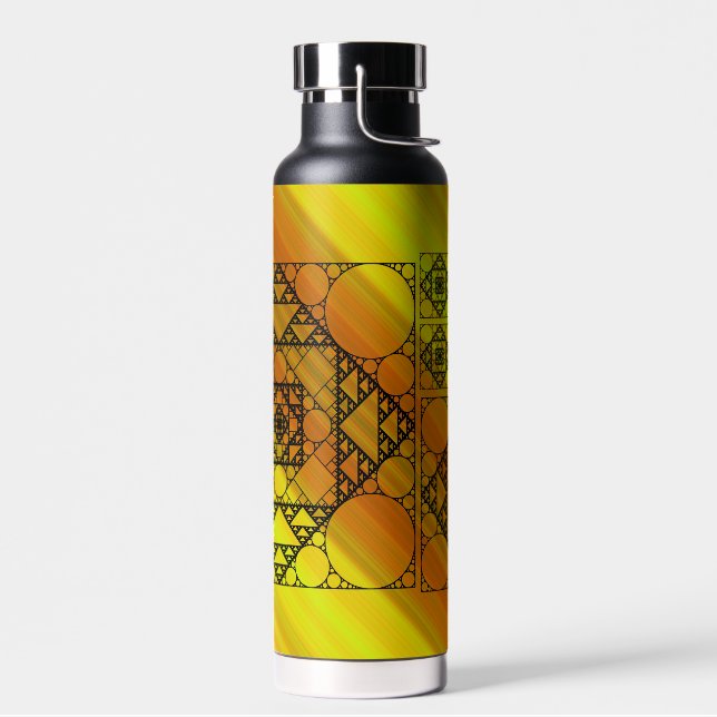 Fraktal Geometrie Trinkflasche (Links)
