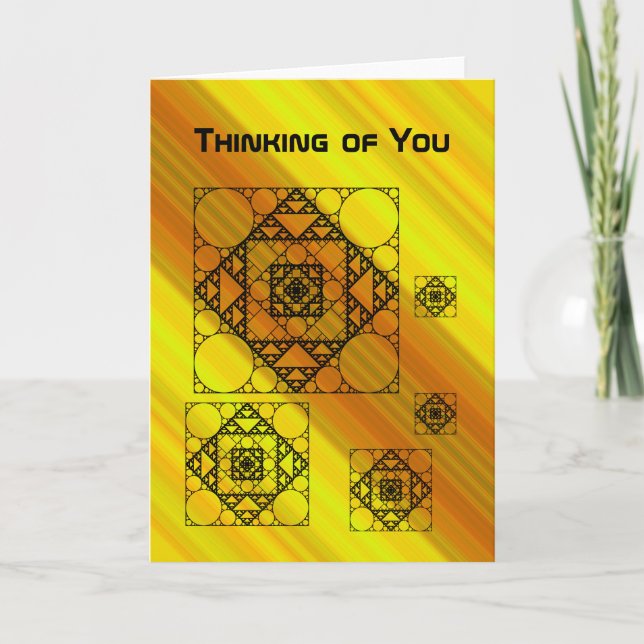 Fraktal Geometry Card Karte (Vorderseite)