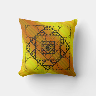 Fraktal Geometry Pillow Kissen
