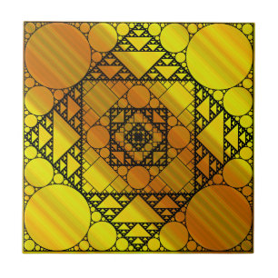 Fraktal Geometry Tile Fliese