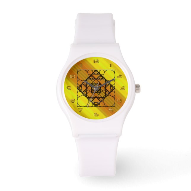 Fraktal Geometry Watch Armbanduhr (Vorderseite)