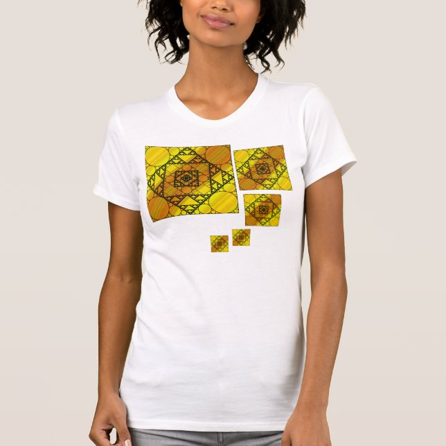 Fraktal Geometry Women's Light Shirt (Vorderseite)
