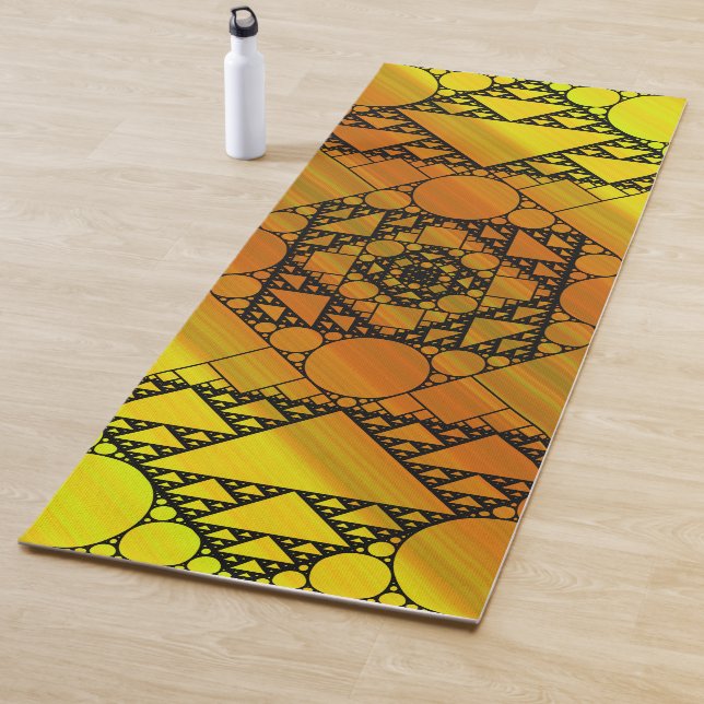 Fraktal Geometry Yoga Mat Yogamatte (Beispiel)