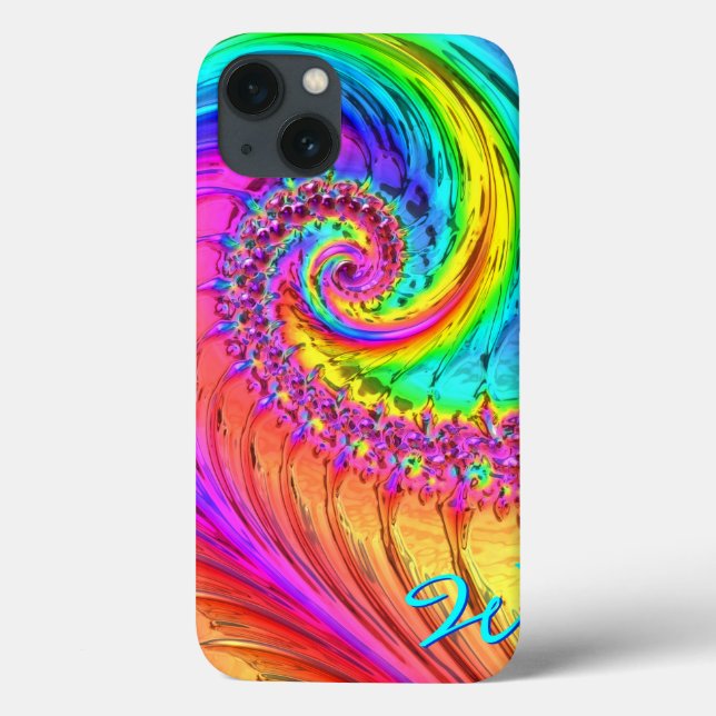 Fraktal Glas 6 Case-Mate iPhone Hülle (Rückseite)