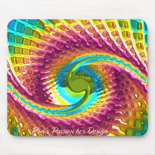Fraktal Glass 7 Mousepad (Vorne)