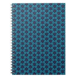Fraktal Glow Spiral Notebook Notizblock