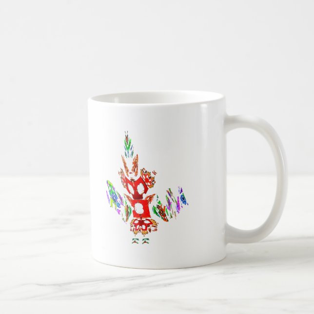 Fraktal - Gombay Dancer Kaffeetasse (Rechts)